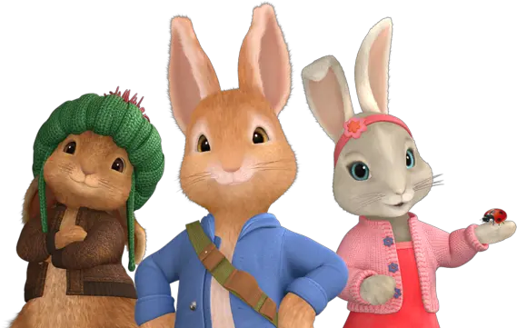  Cbeebies Peter Rabbit Characters Png Peter Rabbit Benjamin Bunny Peter Rabbit Png