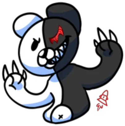  Monokuma Roblox Png Monokuma Png