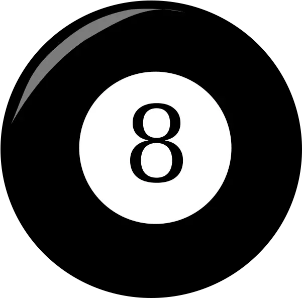  Library Of Stock 8 Ball Png Files Clipart Art 2019 Number Pool Ball Png