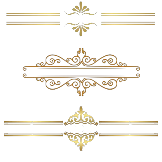  Png Images Vector Gold Border Png Golden Border Png