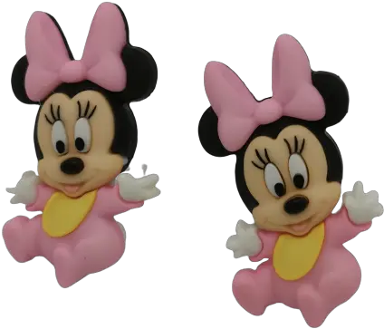  Disney Baby Minnie Mouse Handmade Stud Earrings Cartoon Png Baby Minnie Mouse Png