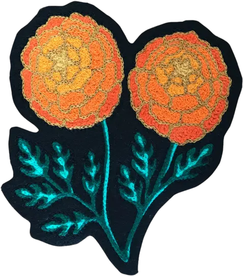  Marigold Patch Floral Design Png Marigold Png