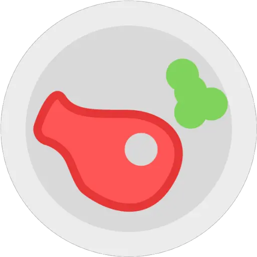  Meat Dot Png Plate Icon Png