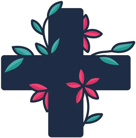  Medical Cross Symbol Svg Floral Png Medic Icon Png