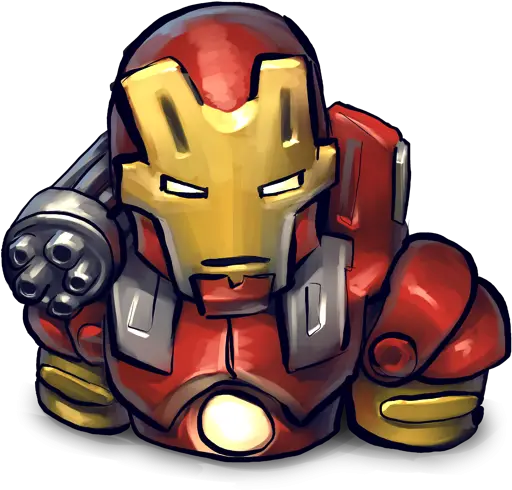  Iron Man Gattling Gun Icon Png Clipart Image Iconbugcom Png Man With Gun Png