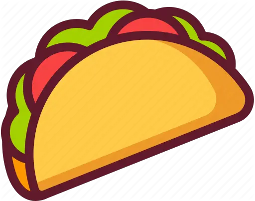  Cuisine Fast Food Mexic Mexican Taco Cartoon Png Cartoon Food Png