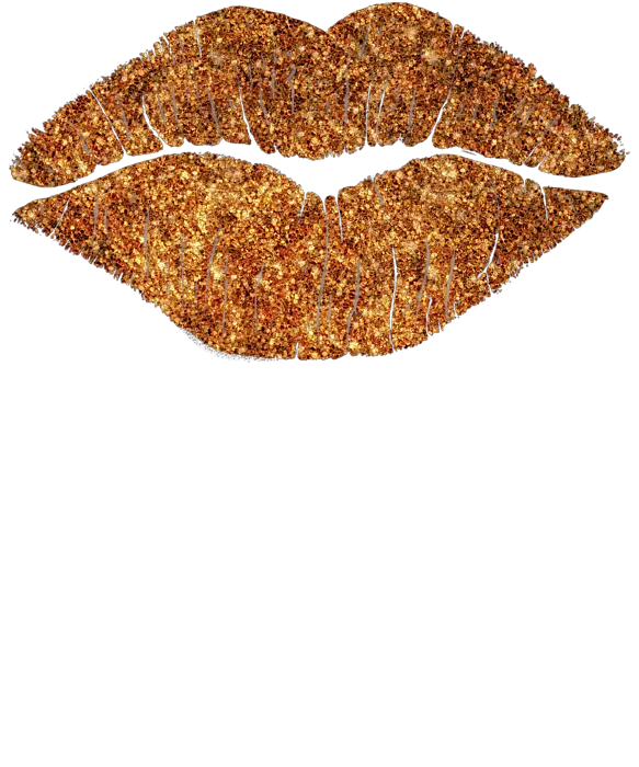  Rose Gold Texture Kiss Lipstick Transparent Background Red Glitter Png Gold Texture Png