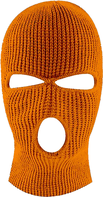  Download Hd Image Of Orange Goût Exquis Ski Mask Balaclava Yellow Ski Mask Png Ski Mask Transparent