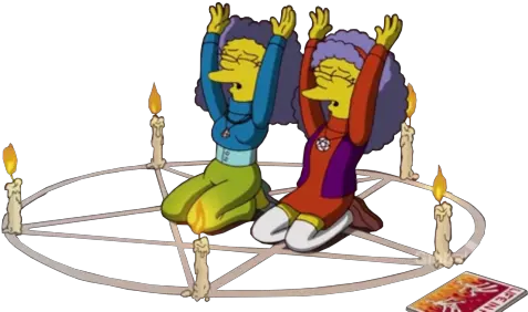  Hell Halloween The Simpsons Satanism Transparent Treehouse Of Horror Png Pentagram Transparent