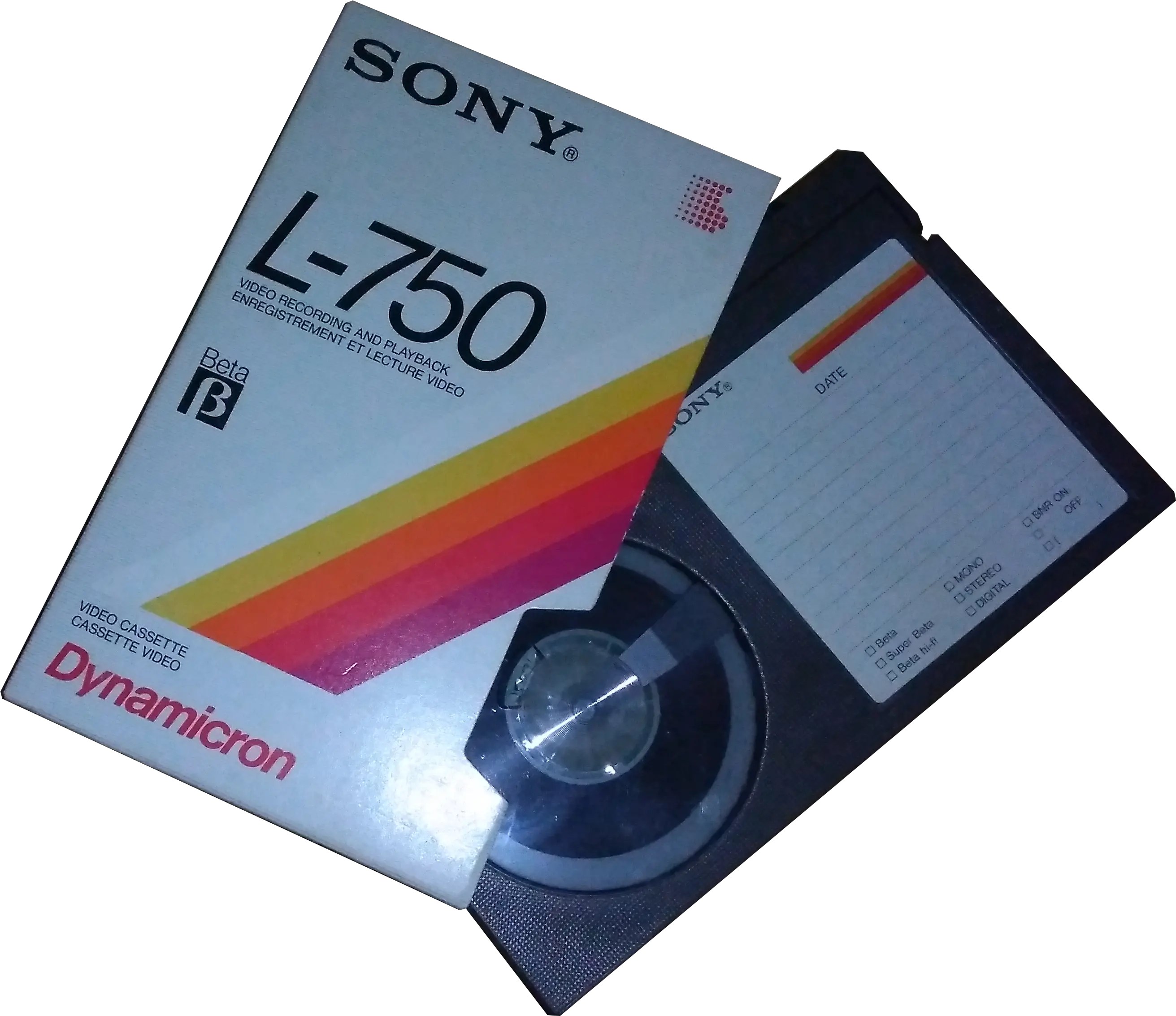  Sony Betamax Cassette L Betamax Png Cassette Png