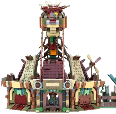  Lego Ideas The Legend Of Zelda Botw Stables Zelda Lego Png Breath Of The Wild Link Png