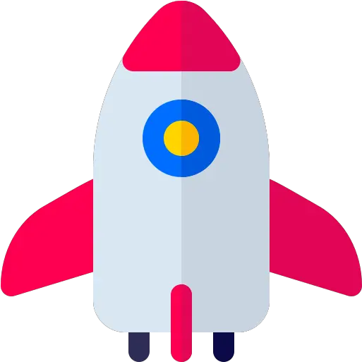  Startup Vertical Png Rocket Flat Icon