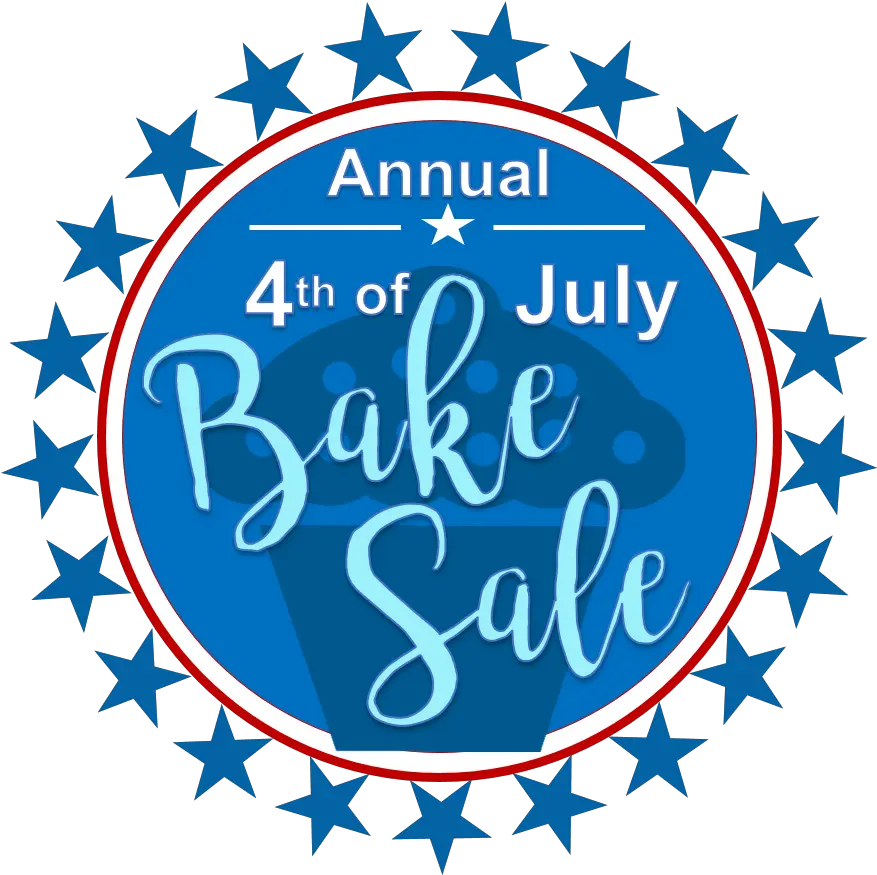  Annual 4th Of July Bake Sale Vvp Events Calendar 13 Star Circle Png 4th Of July Png