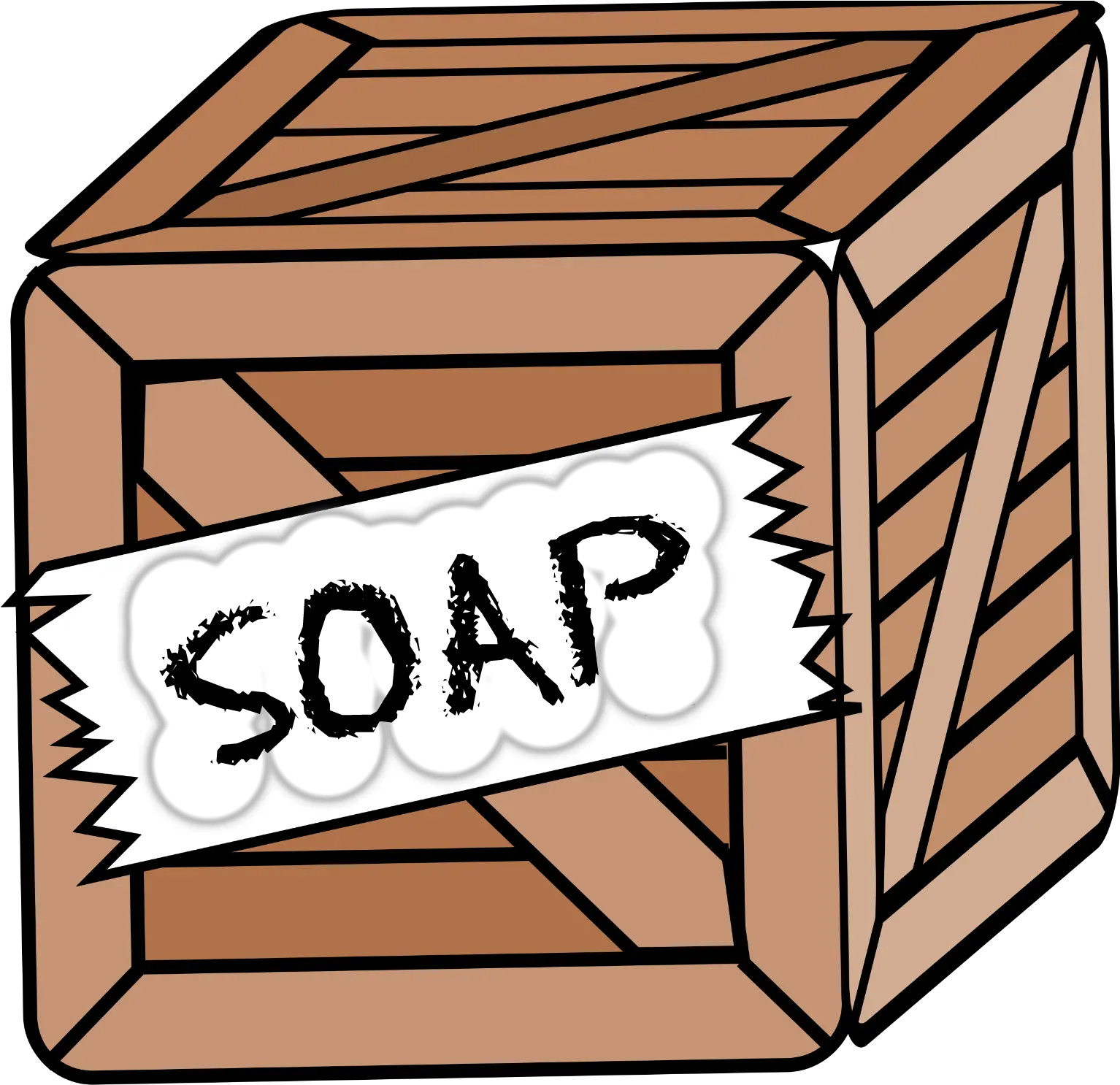  Soap Box Tea Crate Clipart Png Rectangle Box Png