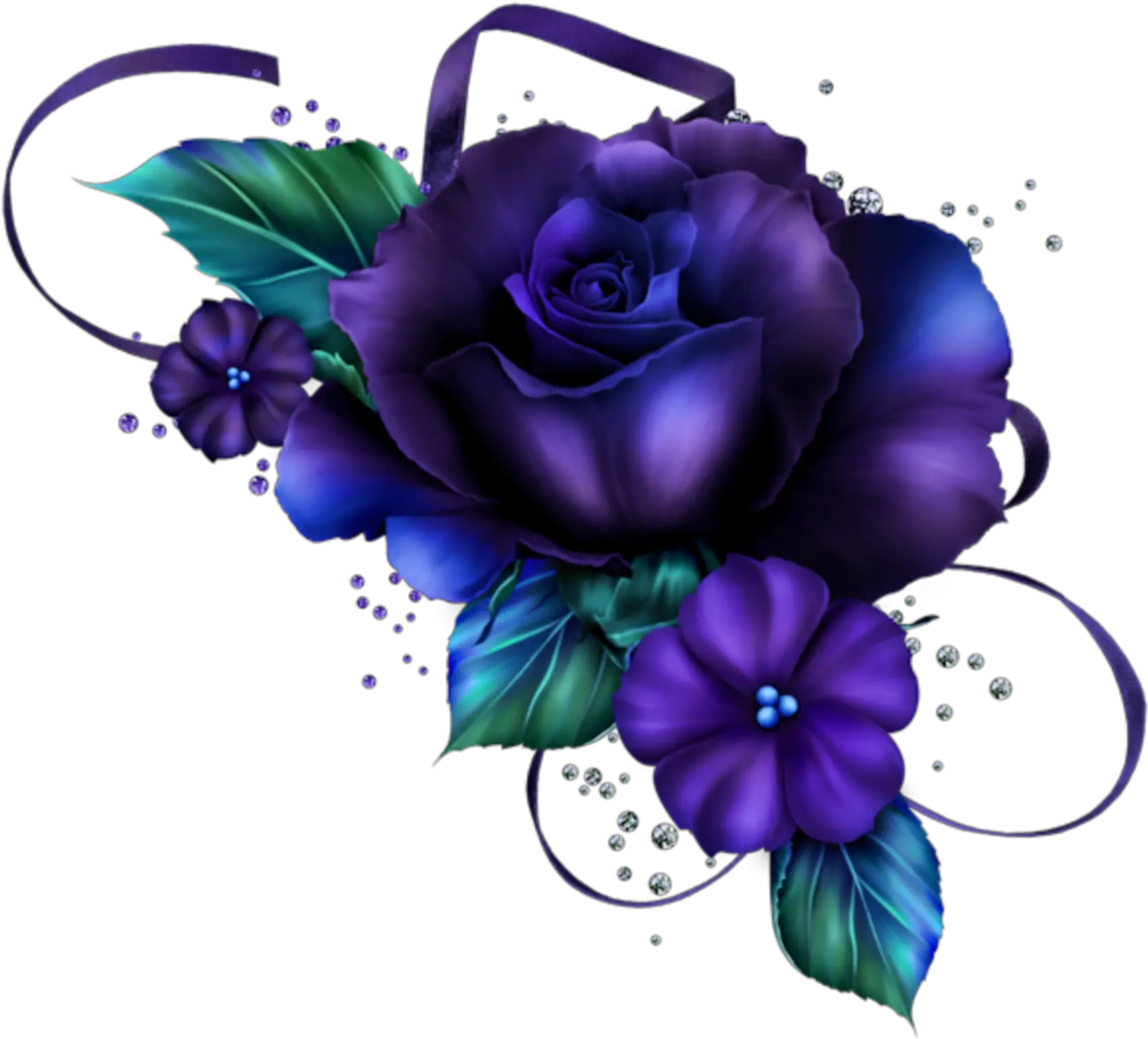  Download Flower Flowers Flores Flor Azul Blue Rosas Rose Png Rosas Png