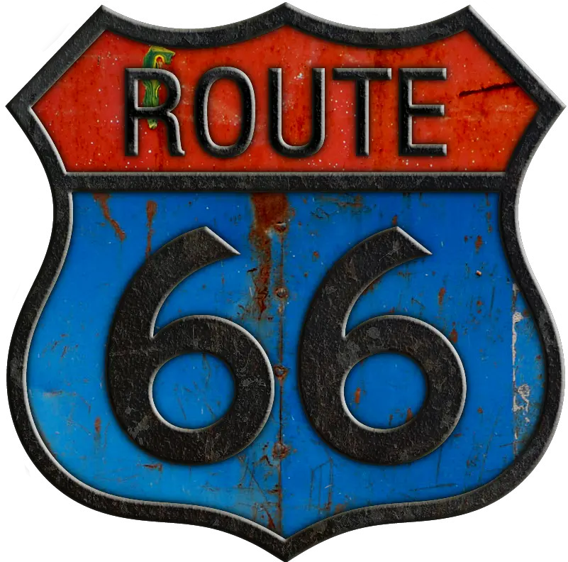  Pin Em Ruta 66 Route 66 Logo Transparent Background Png Route 66 Logos