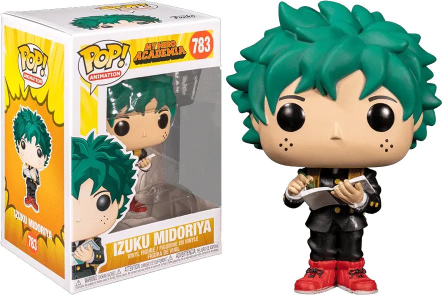  Funko Pop My Hero Academia Izuku Midoriya 783 Izuku Midoriya Funko Png Deku Icon