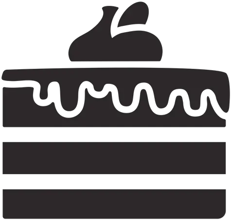  Black Layered Cake With Icing Transparent Png U0026 Svg Vector Language Order Icon Vector