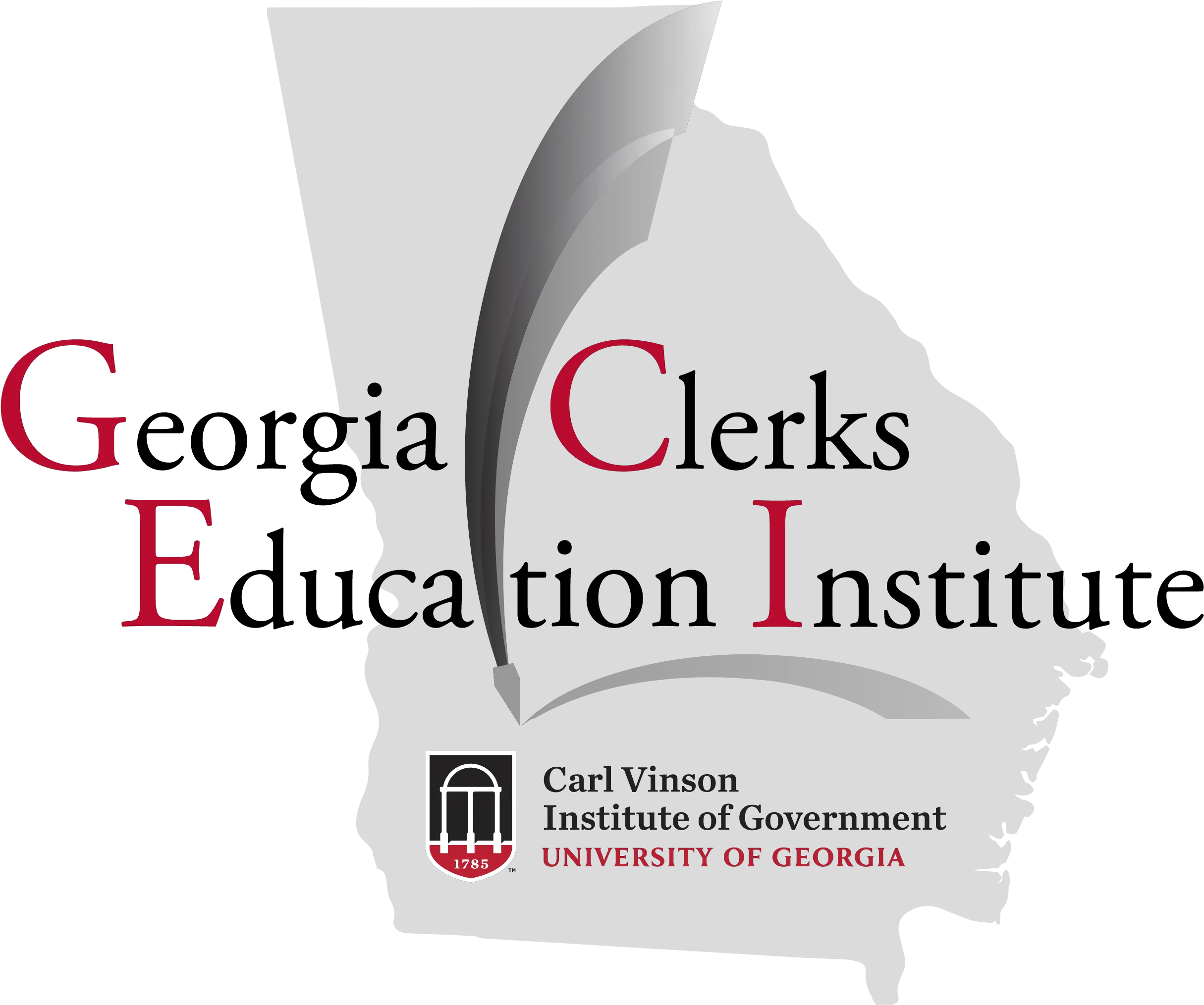  Georgia Clerks Education Institute Carl Vinson Institute Of Government Png Uga Logo Png