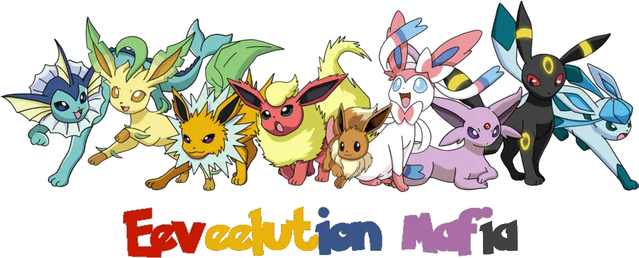  Eevee Evolutions Png Download Transparent Eevee Evolutions Png Eevee Png