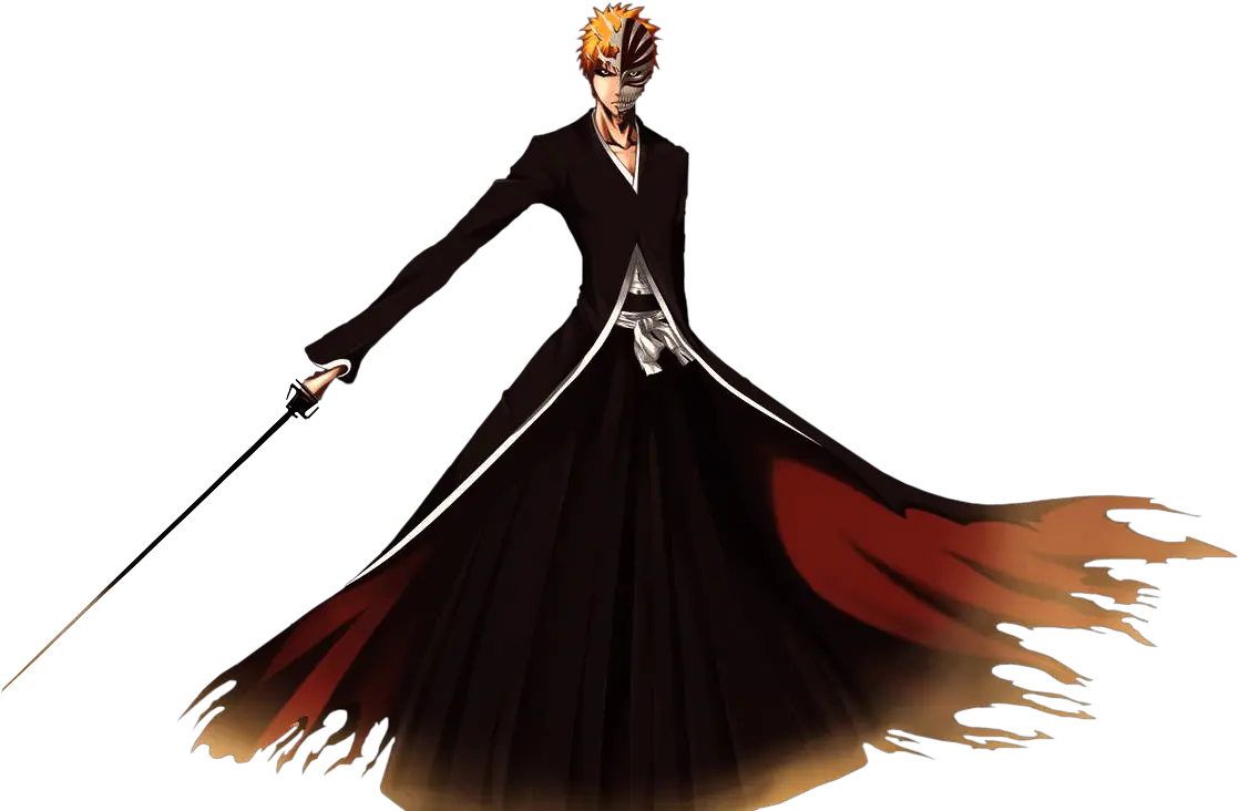  Wanted To Draw Ichigo From Bleach Bleach Ichigo Hollow Png Bleach Png