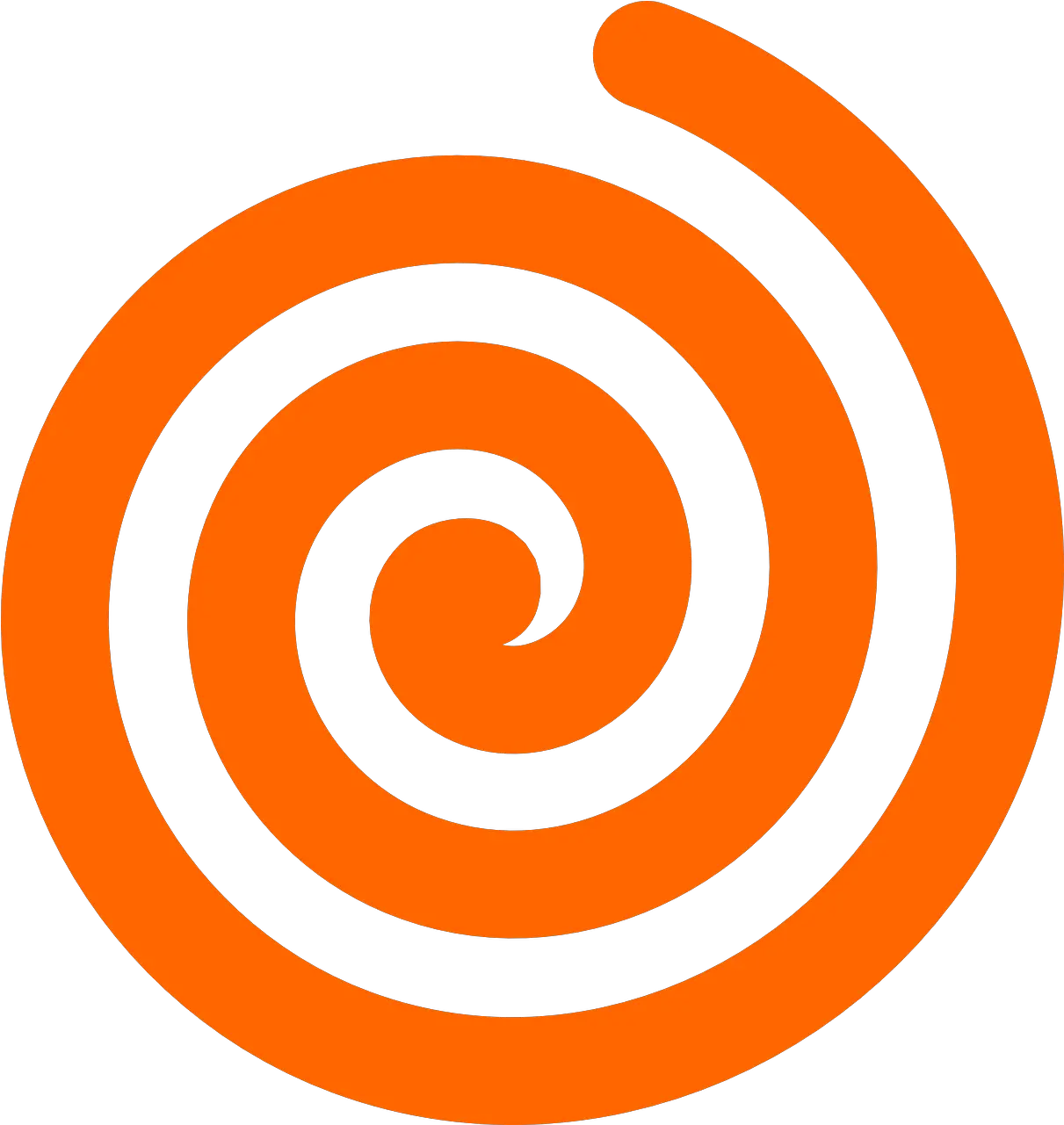  Design Swirl Orange Free Vector Graphic On Pixabay Orange Circle Swirl Logo Png Spiral Png