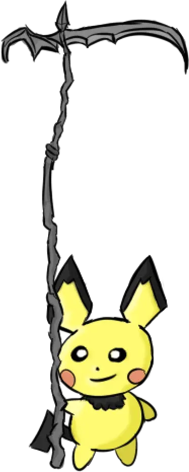  Scythe Pichu By Visittograndmashouse Happy Png Pichu Png