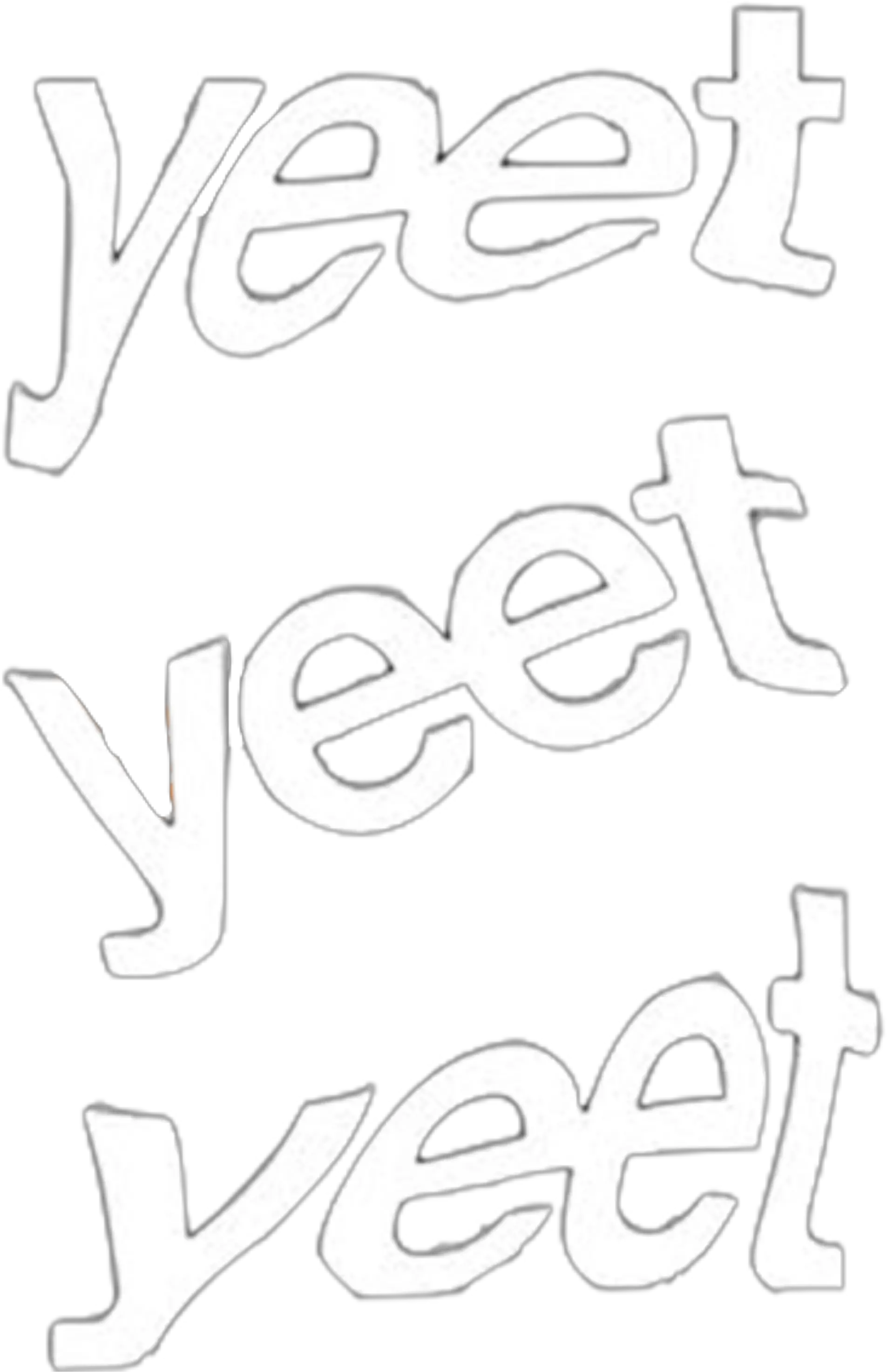  Vine Yeet Sticker By Shelby Poster Png Yeet Png