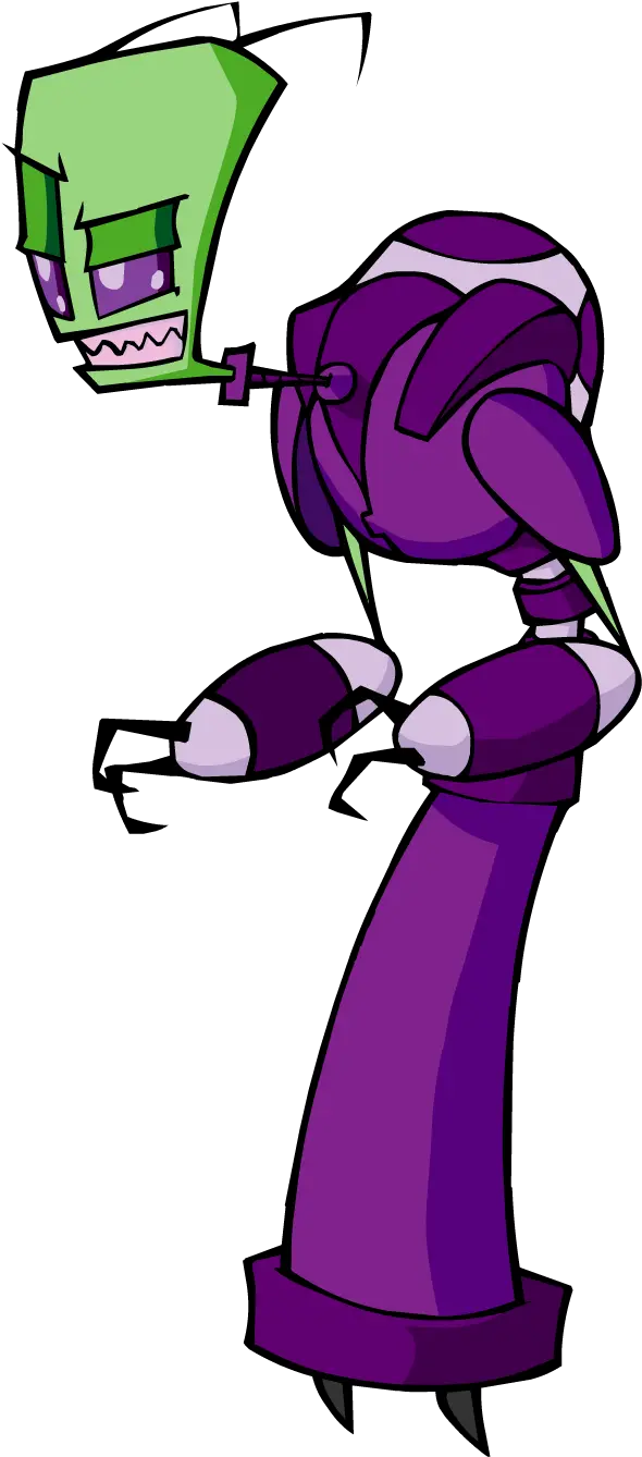  Project Redundant Gir Tallest Red And Purple Png Invader Zim Png