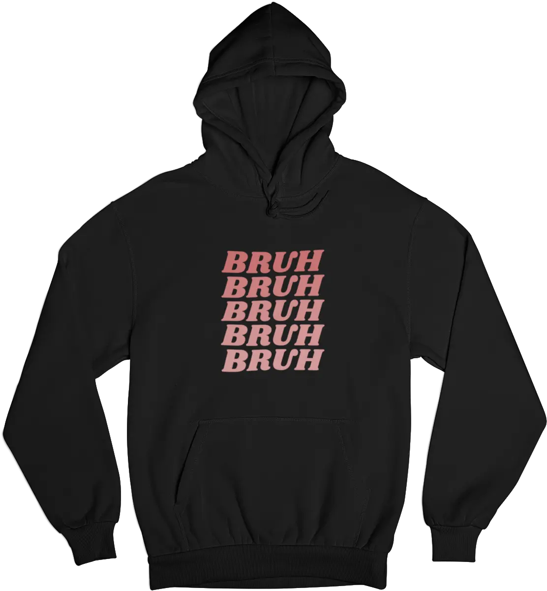  Bruh Gender Neutral Hoodie Mockup Hoodie Maroon Png Bruh Png