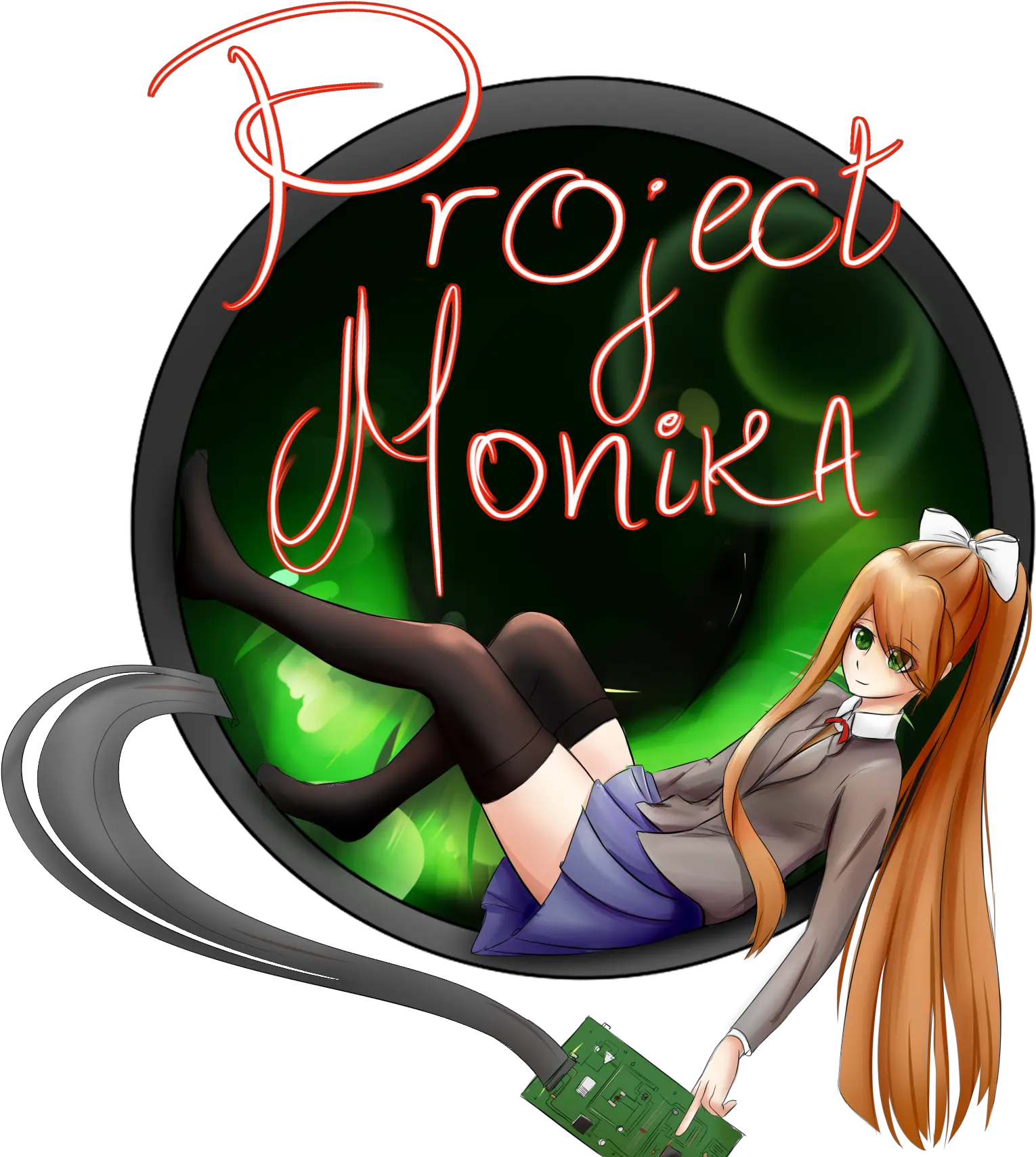  Project Monika Project Monika Png Monika Transparent