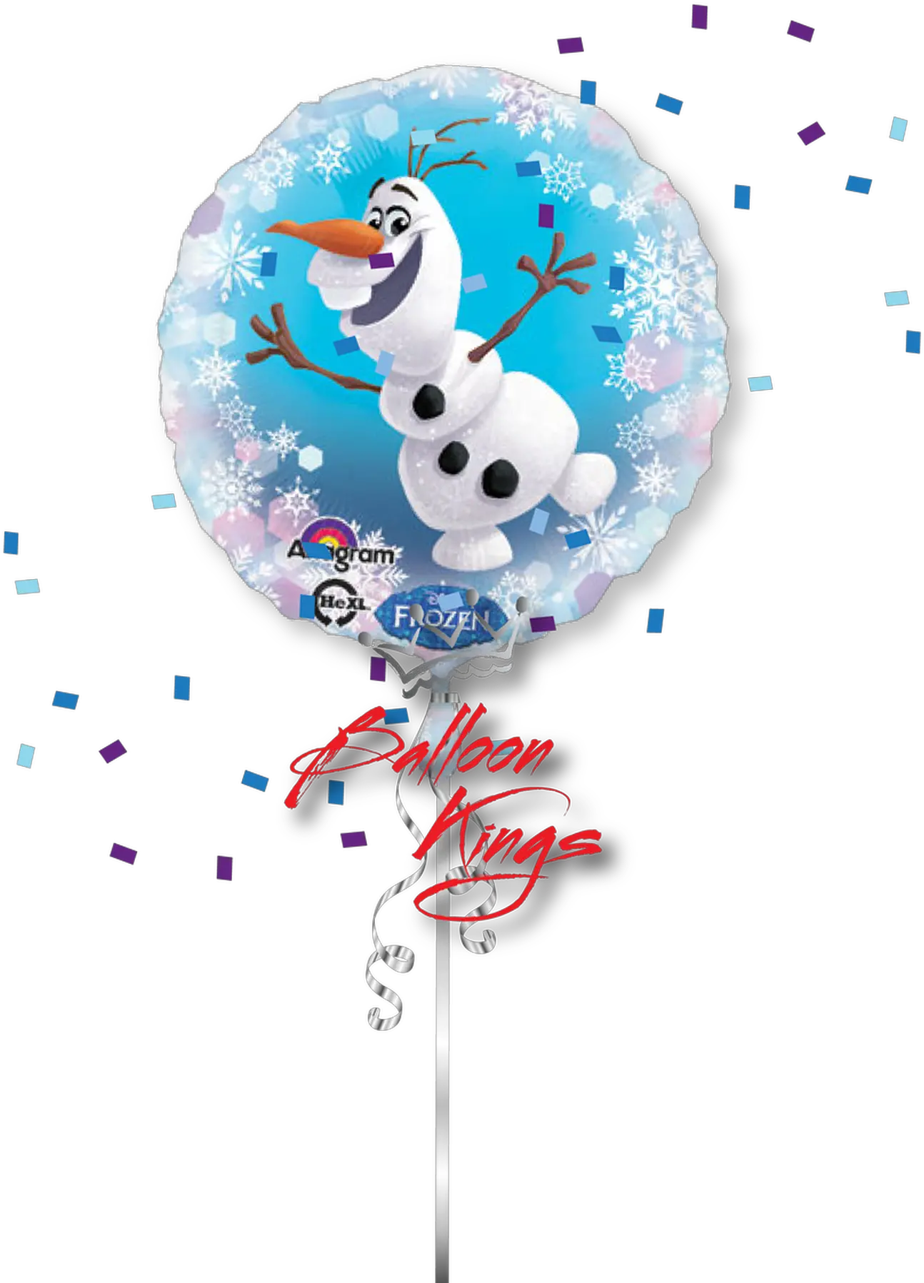  Olaf Round Balloon Png Olaf Transparent