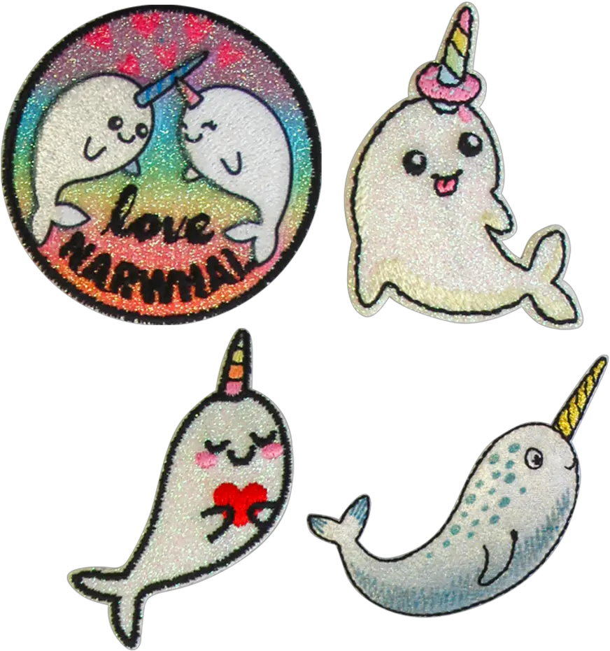  Assortment Narwhal Embroidery Png Narwhal Png