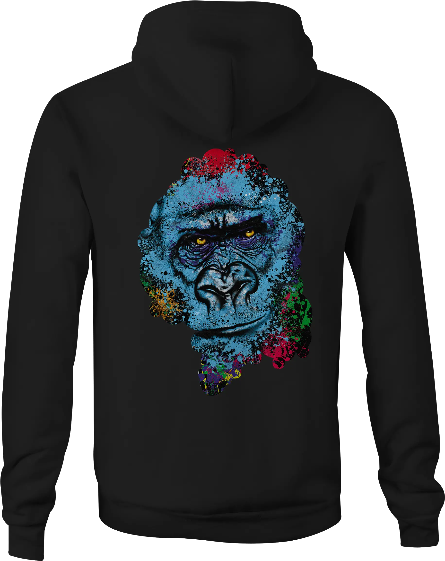  Details About Zip Up Hoodie Gorilla Harambe Hooded Sweatshirt Hoodie Png Harambe Png