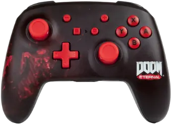  Wireless Nintendo Switch Controller Doom Eternal Version Game Controller Png Nintendo Switch Png