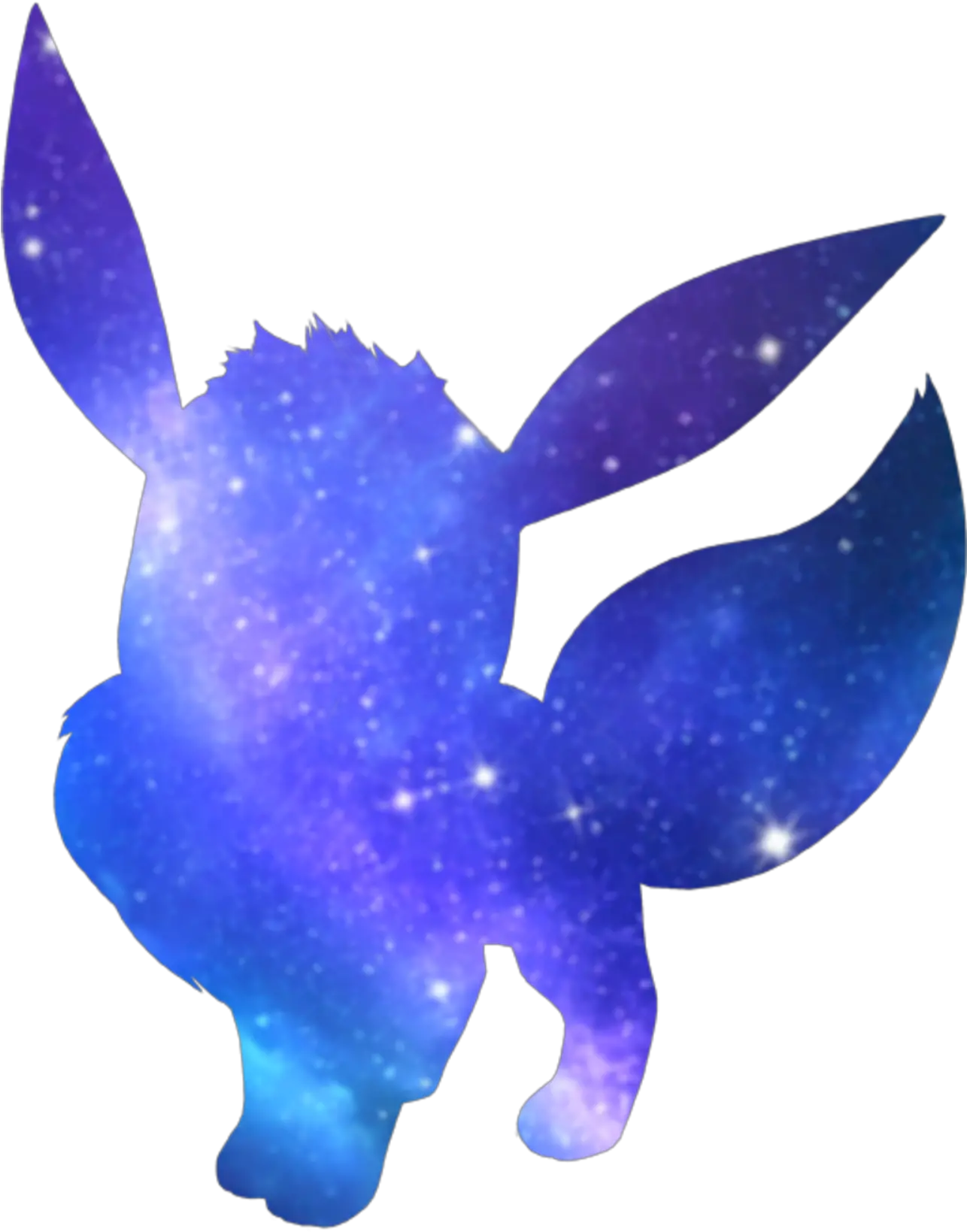  Pokemon Eevee Galaxy Sticker By Emma Fictional Character Png Eevee Transparent