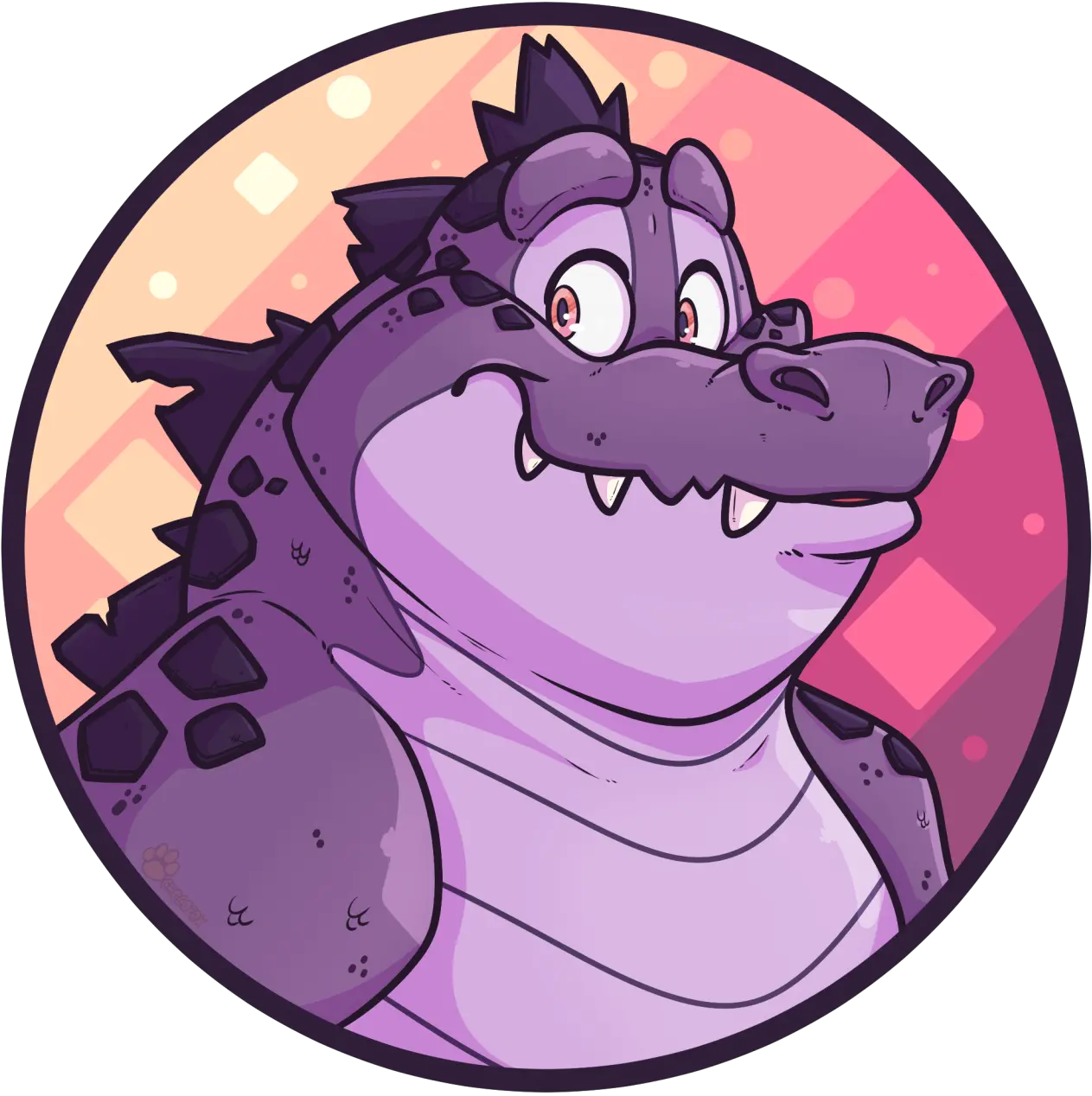  Taro Gator Weasyl Cartoon Png Gator Png