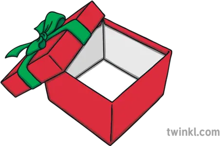  Empty Gift Box Illustration Twinkl Empty Gift Illustration Png Gift Box Png