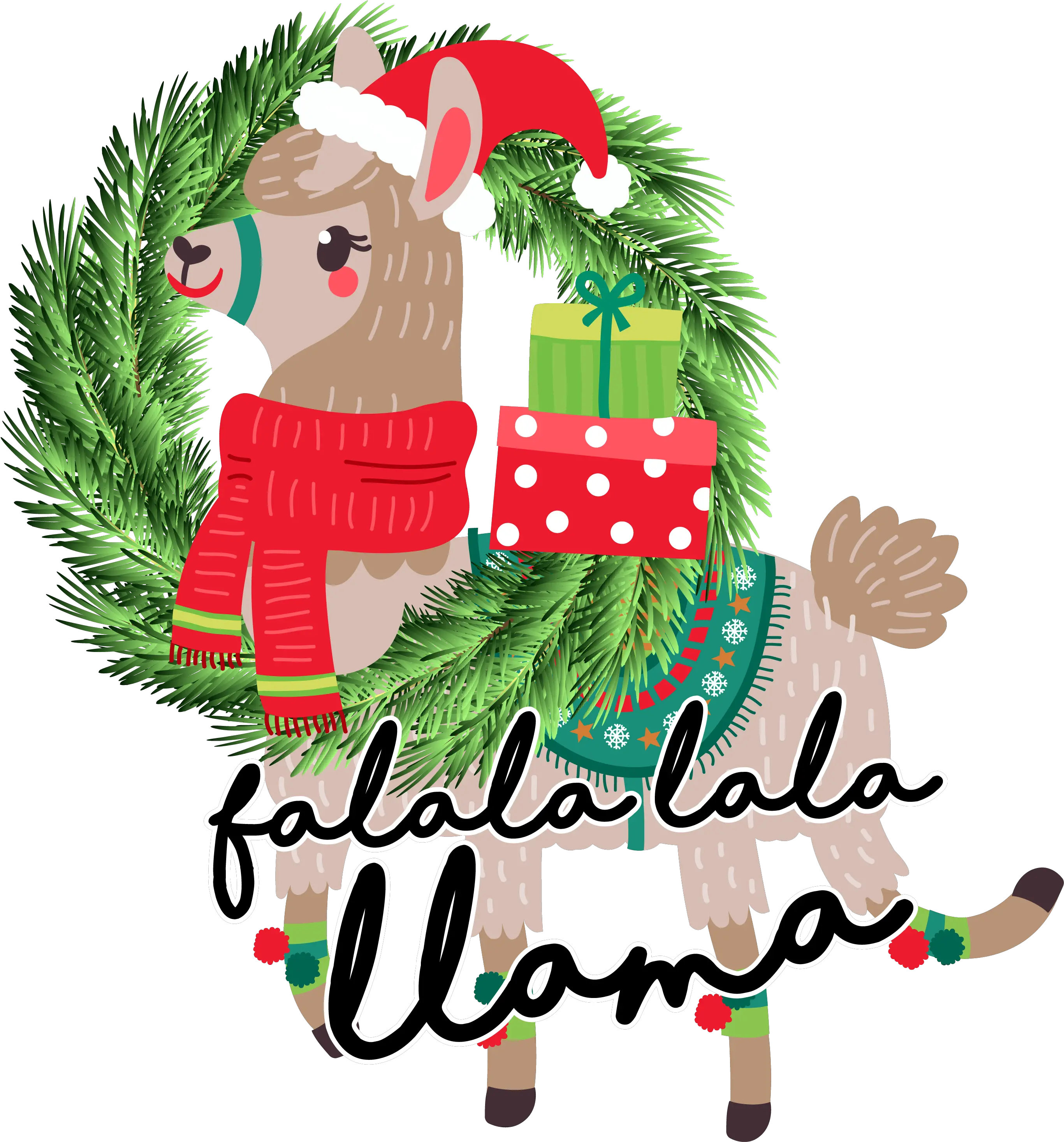  Transparent Christmas Llama Clipart For Holiday Png Llama Transparent