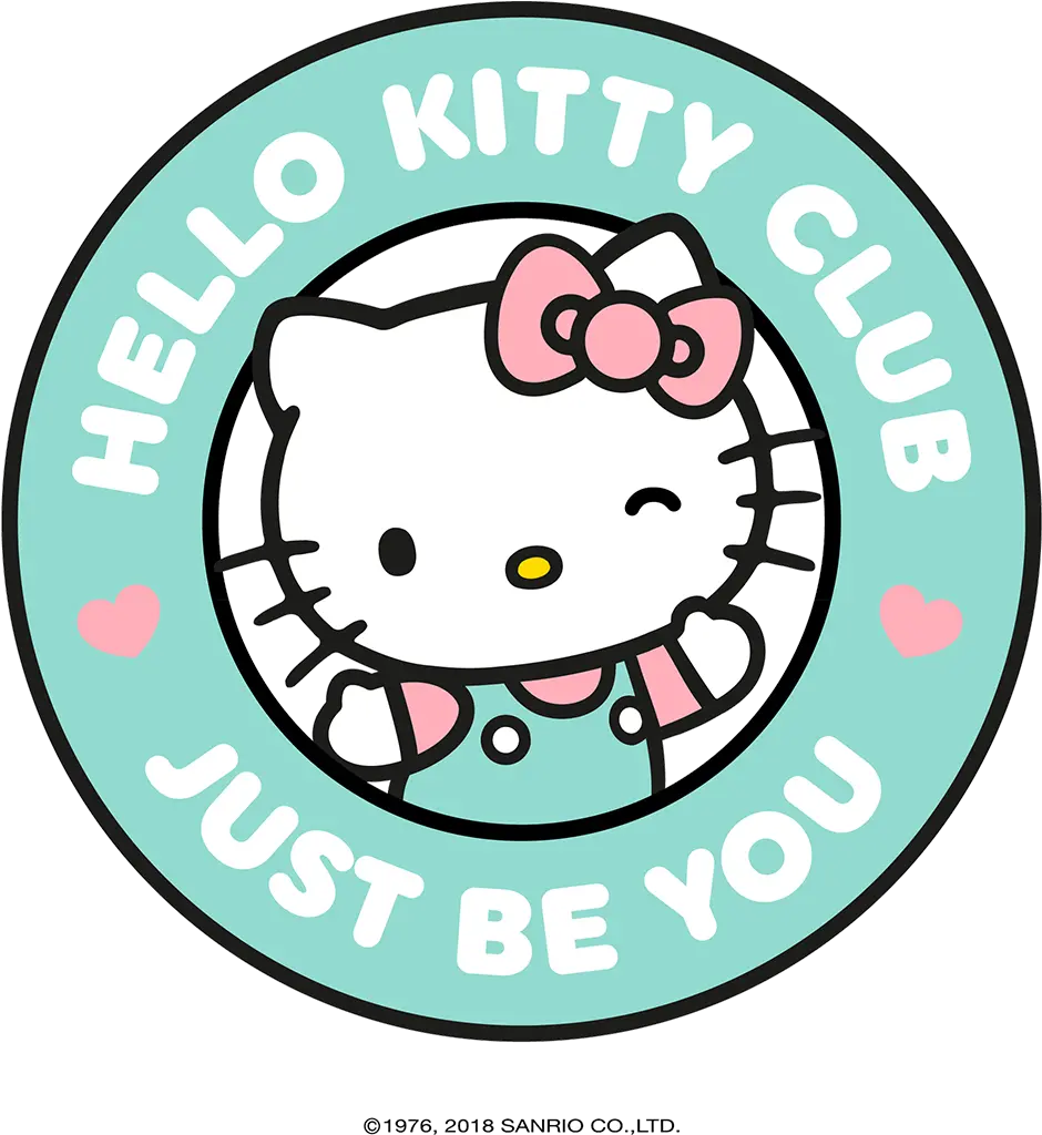  Sanrio Logo Hello Kitty Circle Png Backpack Clipart Png