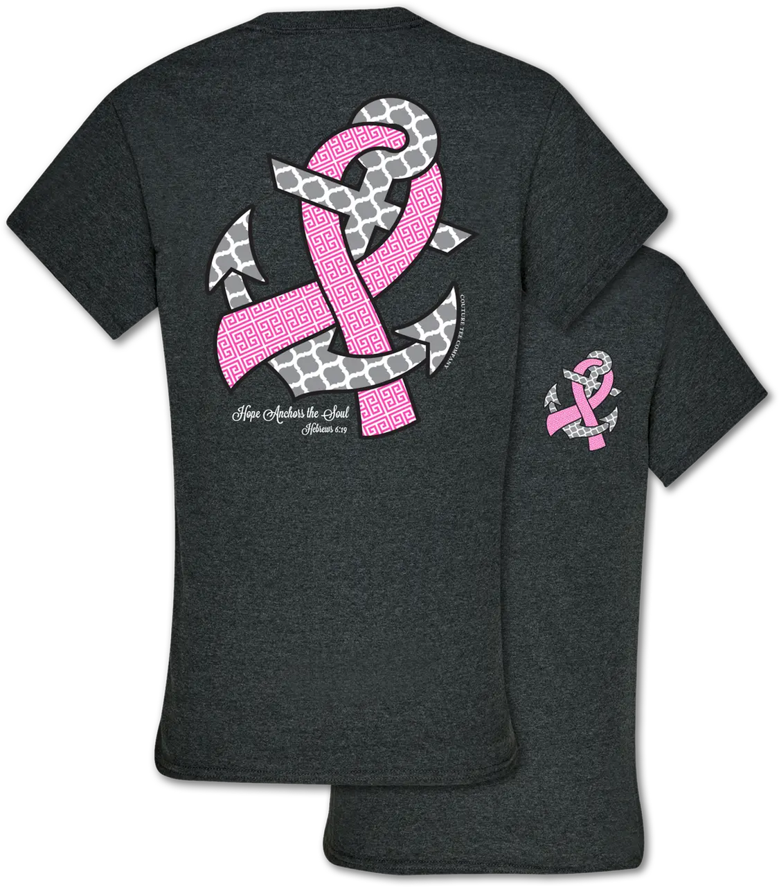  Southern Couture Hope Anchors The Soul Cancer Ribbon And Anchor Png So Couture Icon Dress