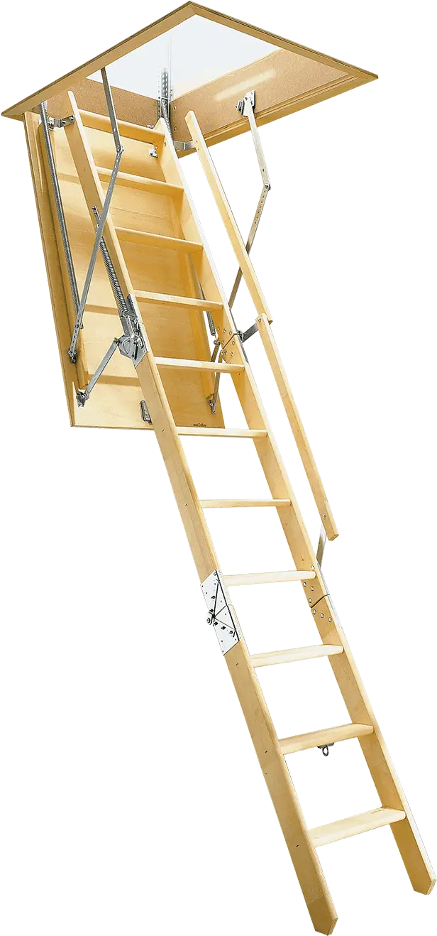  Attic Stairladder Deluxe Attic Stair Ladder Png Stairs Png