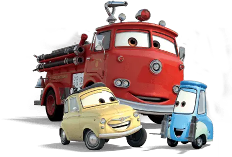  Disney Cars Group Png Transparent Red Cars Fire Engine Disney Cars Png