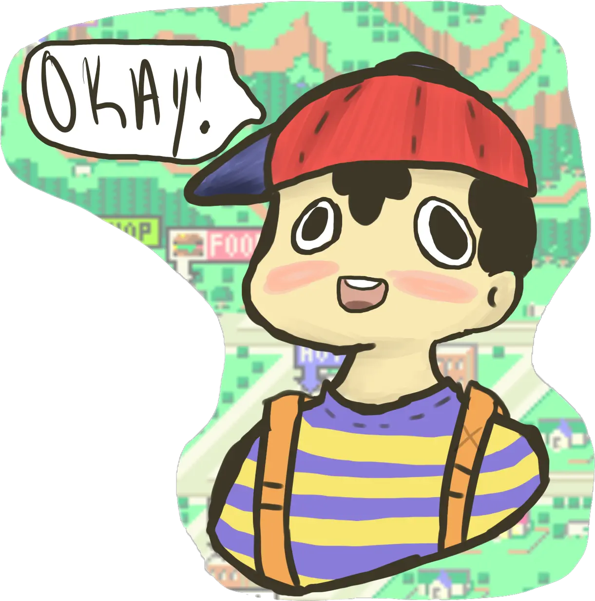  Ness U2014 Weasyl Clip Art Png Ness Png