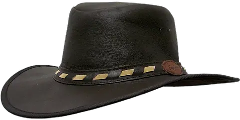  Foldable Leather Safari Hat With Fly Cowboy Hat Png Safari Hat Png