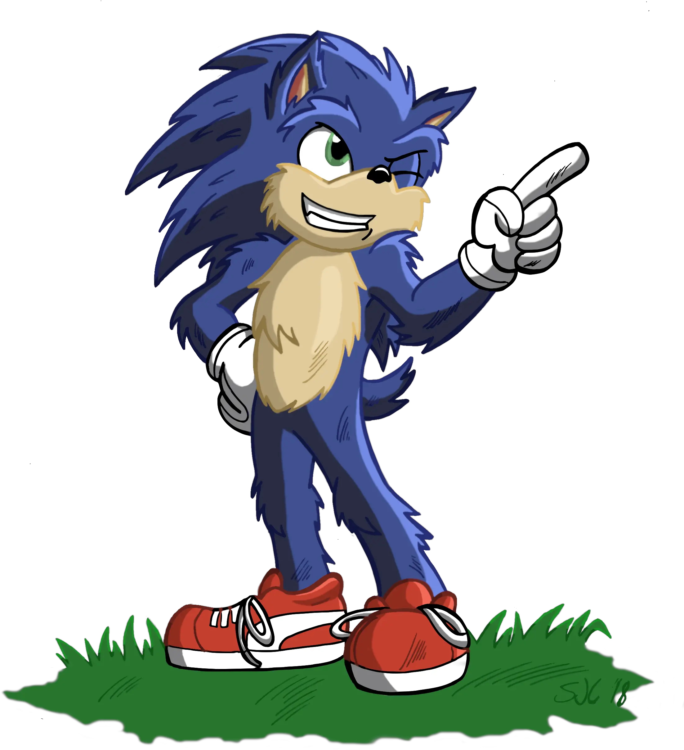  Sonic Movie Clipart Png Sanic Transparent