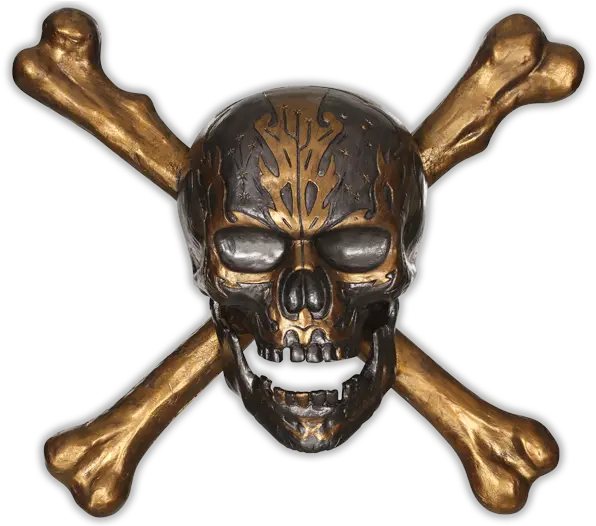  Skull And Crossbones Wall Decor Pirates Of The Caribbean Png Pirate Skull Png