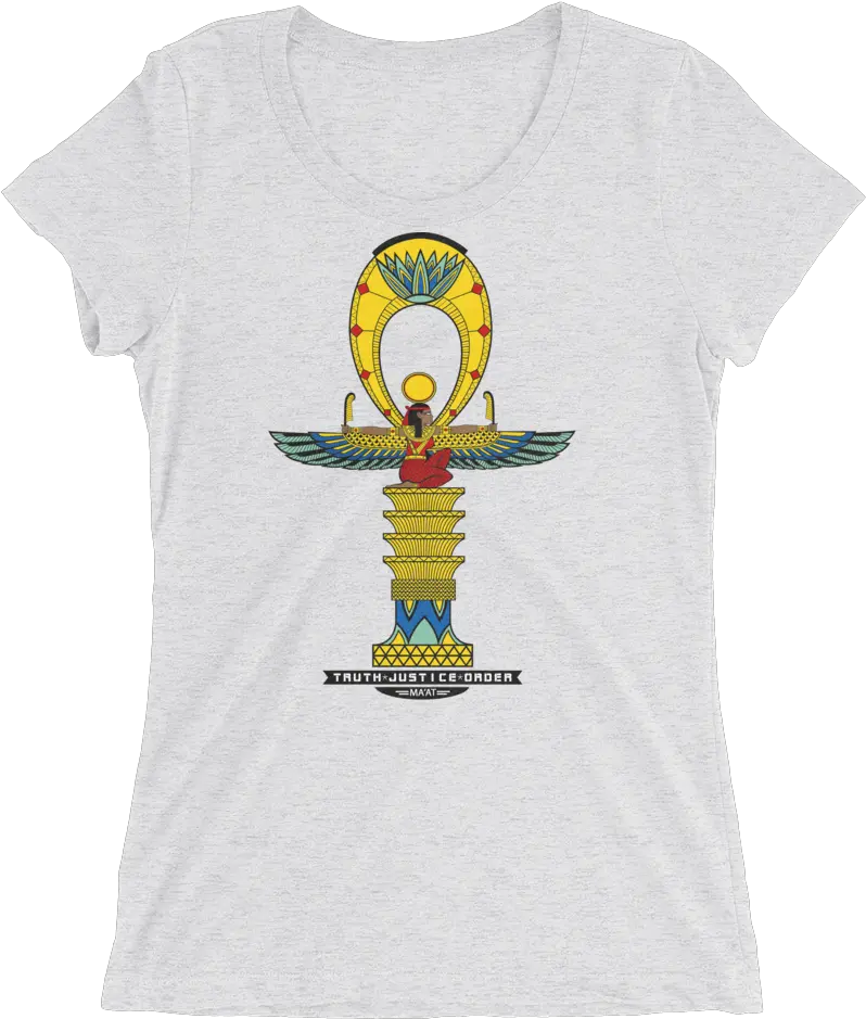  Womens Maat Ankh Tee Honeybee Png Ankh Transparent