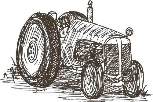  Dinner Menu U2014 Back 40 Restaurant Tractor Sketch Png Transparent Drawing Png