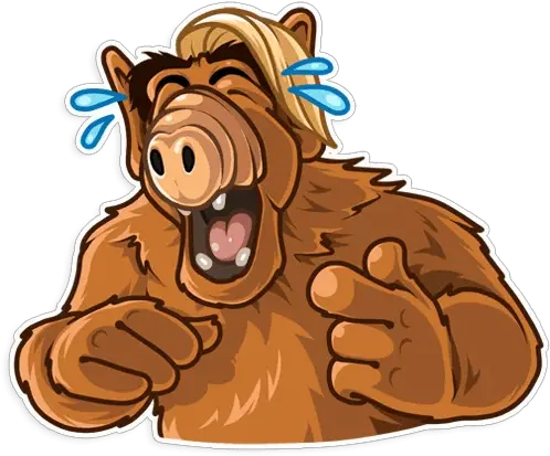  Stickers Set For Telegram Stickers De Alf Para Whatsapp Png Alf Png